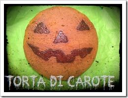 Torta di carote halloween