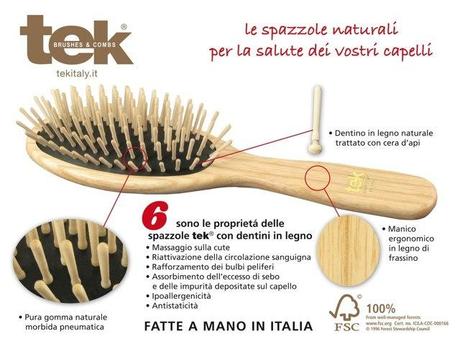 Review Tek - Kit da viaggio Spazzola e Pettine in legno