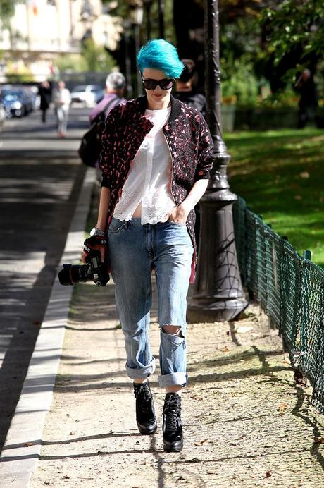 In the Street...Colored Hair #2, Milan & Paris