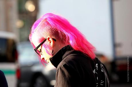 In the Street...Colored Hair #2, Milan & Paris