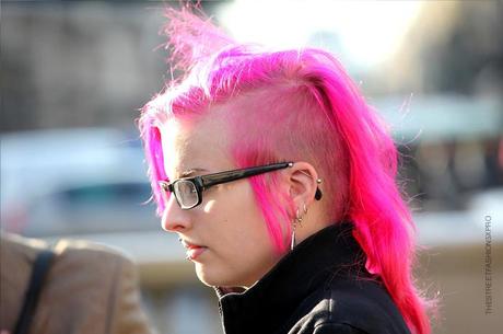 In the Street...Colored Hair #2, Milan & Paris