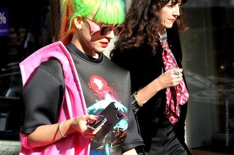 In the Street...Colored Hair #2, Milan & Paris