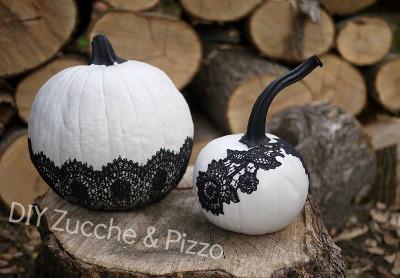 Halloween DIY Do It Yourself // Zucche e pizzo