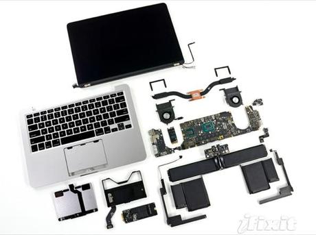 Teardown del nuovo Macbook Pro Retina da 13″!