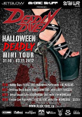 Deadly Halloween - Mini tour italiano per i Deadly Dive