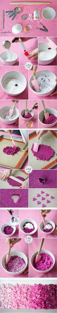 DIY: sugar hearts