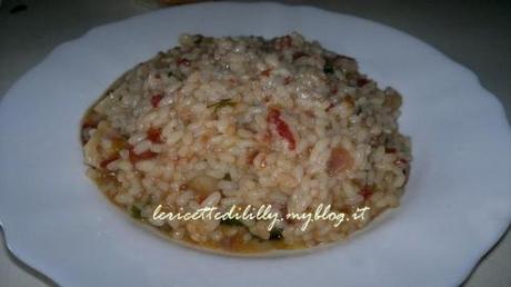 risotto,castagne,pomodori,secchi,autunno