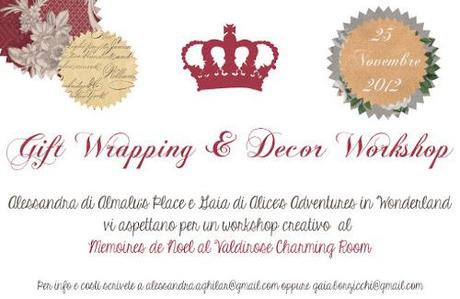 [EVENTI] AL VALDIROSE ANCHE UN WORKSHOP...