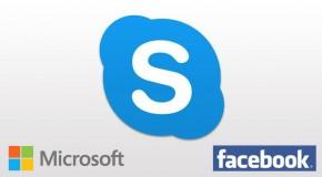 Skype si integra con account Microsoft e Facebook - Logo
