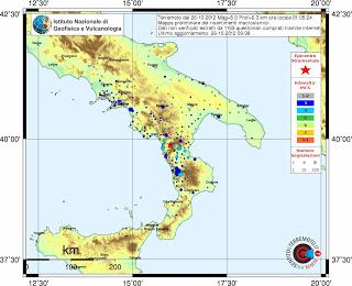 Terremoto nel Pollino di magnitudo 5.0