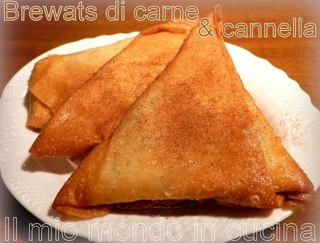 BREWATS - Triangolini fritti di carne e cannella - cucina marocchina
