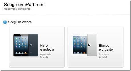 Screen 2012.10.26 14 0 15.5 thumb iPad e iPad mini: al via i preordini preordine iPad mini iPad Apple Store 
