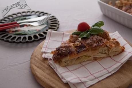 Torta salata con finocchi ed asiago