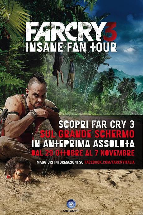 Far Cry 3 Ubisoft annuncia l’Insane Tour negli Uci Cinemas dal 29 ottobre al 7 novembre