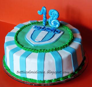 Torta per 18 anni di un laziale