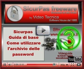 Sicurpas videoguida 3 - Come utilizzare le password salvate