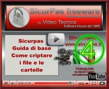 Sicurpas videoguida 4 - Criptare e decriptare file e cartelle