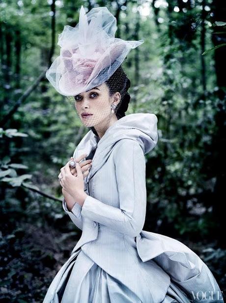 Keira Knightley su Vogue US in Chanel Haute Couture