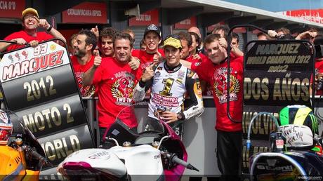 Marc Marquez World Champion Moto2 2012