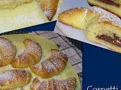 Cornetti nutella confettura mirtilli