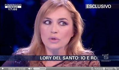 Lory Del Santo su Rocco e la compagna: comicità schianto