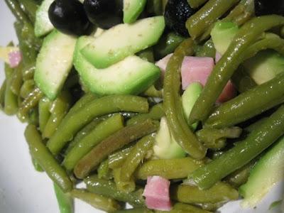 Insalata di fagiolini e avocado