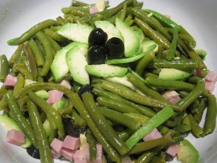 Insalata di fagiolini e avocado