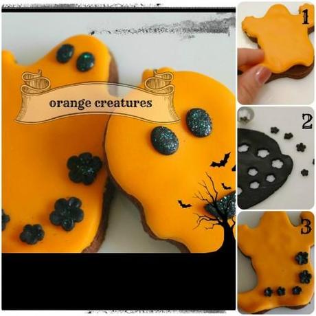 Halloween Cookies: Orange Creatures – TUTORIAL