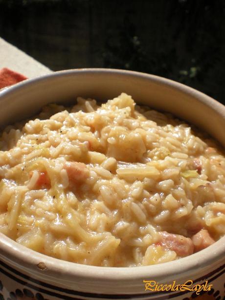 Mangia le verdure! NO…. e allora mangia il Risotto alla Verza e Pancetta