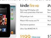 Amazon gioca sporco campagna pubblicitaria comparativa favore Kindle Fire