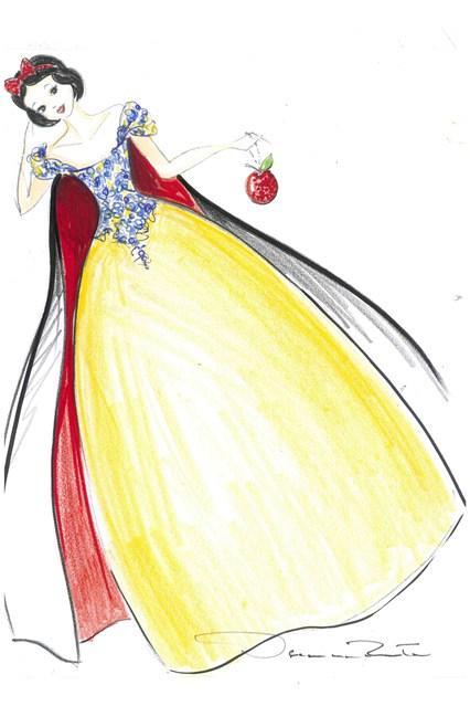 Designers Create Disney Princess Gowns for Harrods' Christmas Window Display