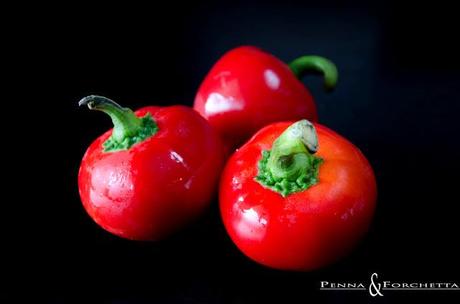 Peperoni ripieni ai sapori del Mediterraneo - Peppers stuffed with the flavors of the Mediterranean