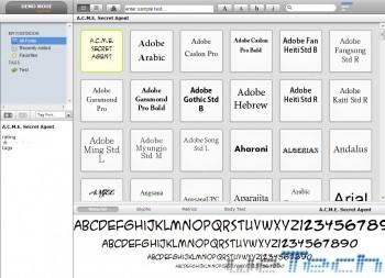 MyFontbook: webapp per vedere i font installati sul computer