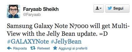 In arrivo MultiWindows su Galaxy Note con Android Jelly Bean! In arrivo MultiWindows su Galaxy Note con Android Jelly Bean!