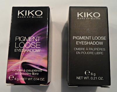 Review&Swatches; KIKO MAKEUP MILANO PIGMENT LOOSE EYESHADOW nelle colorazioni 03,04,05,08,10 e 11