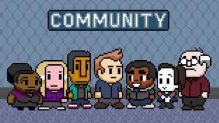 community cast, 8-bit, awesome