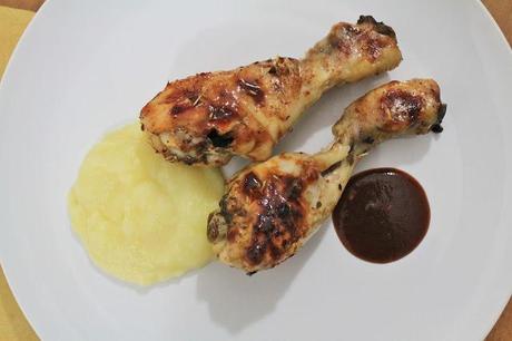 Fusi di pollo al latticello (di Nigella) e crema di patate.