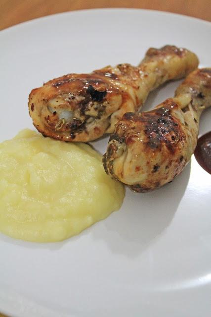 Fusi di pollo al latticello (di Nigella) e crema di patate.