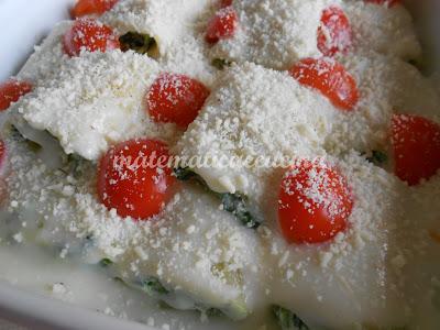 Paccheri Ripieni di Ricotta e Spinaci