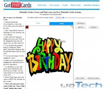 Free Printable Cards: webapp per creare e stampare bigliettini per gli auguri