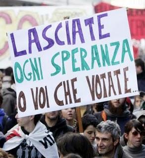 Il partito del non voto ha la maggioranza assoluta del Paese!