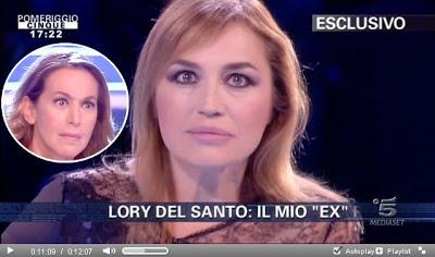 Pomeriggio 5: Lory Del Santo demonio su Rocco Pietrantonio