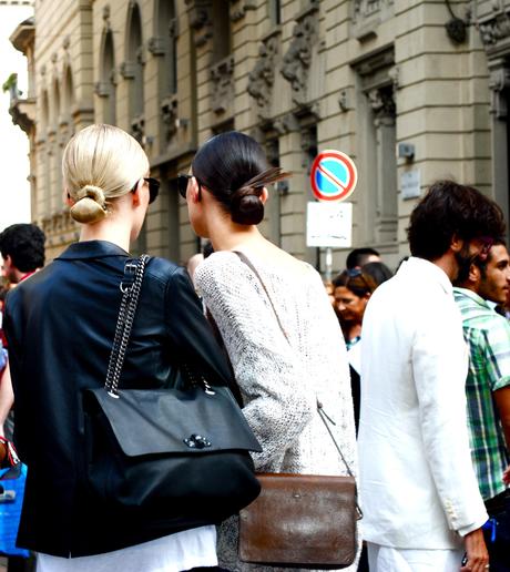 Hair styling from fashion shows: Chignon!