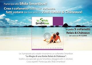 La sfida Smartbox è cominciata! Partecipa al concorso e prova a vincere un cofanetto Relais&Chateaux;!