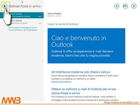 Scaricare la posta con protocollo POP3 e Windows 8