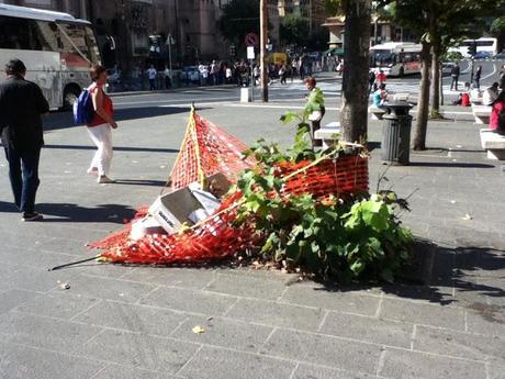 Guardare come sta messo Piazza Flaminio e provare orrore sapendo che non si tratta di fotomontaggi