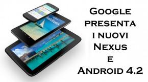 Nuovi Google Nexus e Android 4.2 - Logo