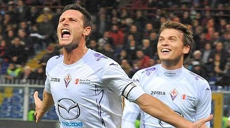 Serie A 10^Giornata: Genoa-Fiorentina 0-1, Pasqual segna il gol decisivo