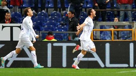 Serie A 10^Giornata: Genoa-Fiorentina 0-1, Pasqual segna il gol decisivo