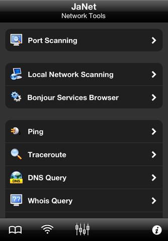 JaNet - Network Tools